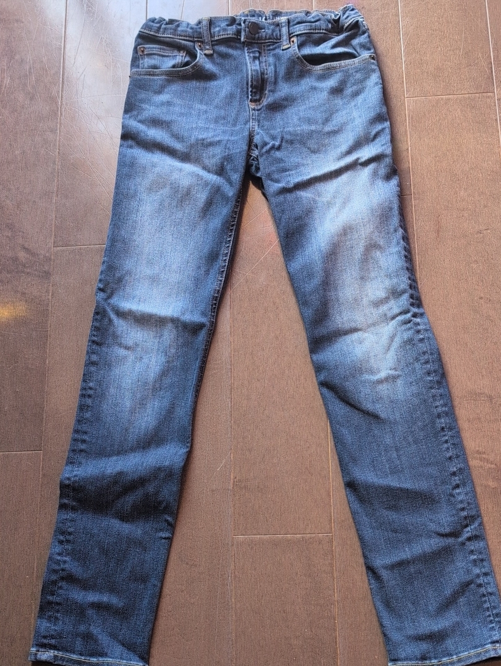 Women's Slim Straight Dark Blue Jeans